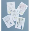 Lirum Larum Leg Postcards, Special Edition, Set of 5 - Collage