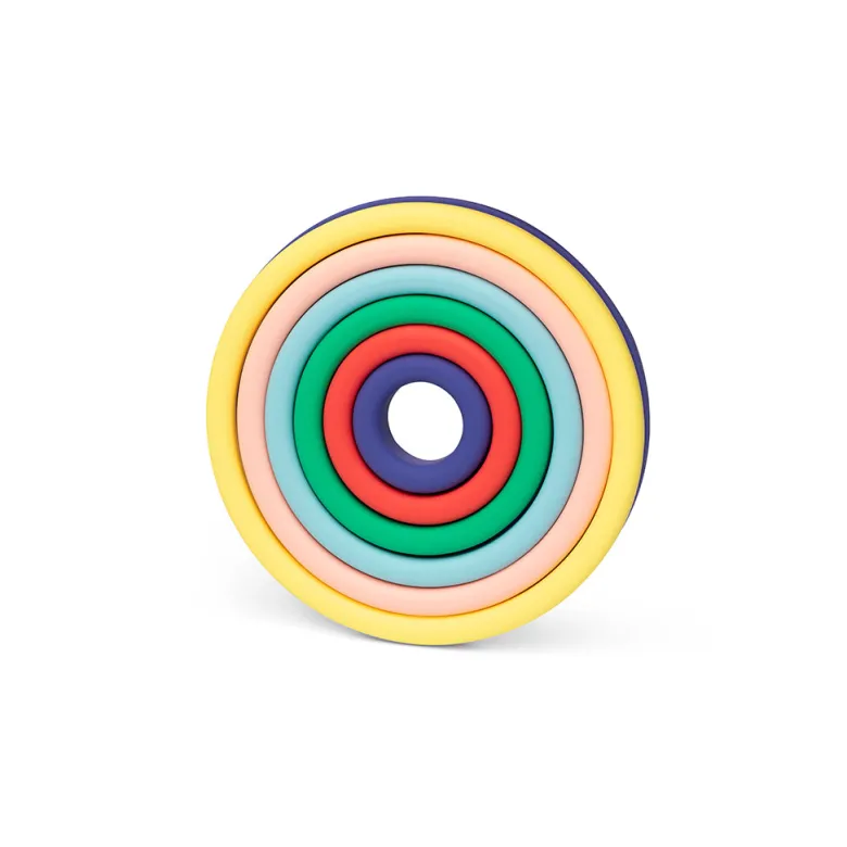 Little L, Baby Toy, Activity Rings - Vibrant Colors