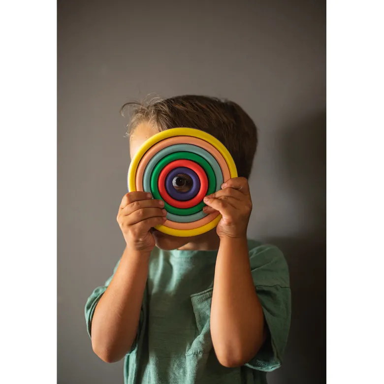 Little L, Baby Toy, Activity Rings - Vibrant Colors