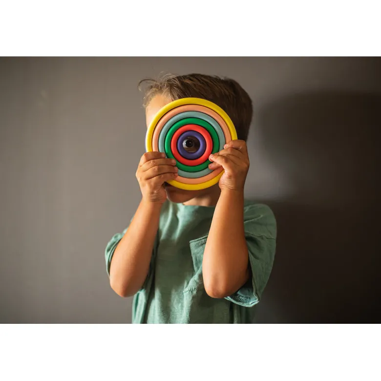 Little L, Baby Toy, Activity Rings - Vibrant Colors