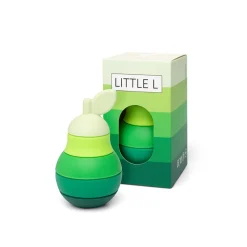 Little L, Baby Toy, Stacking Pear - Shades of Green