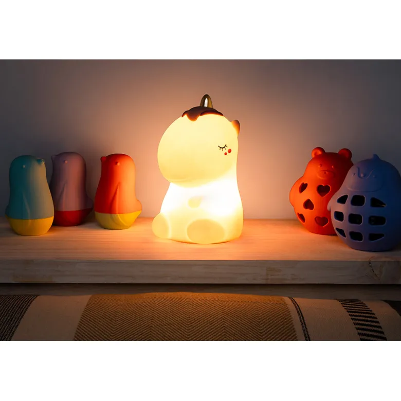 Little L. LED Night Lamp - Cosmo Unicorn Pink Glitter