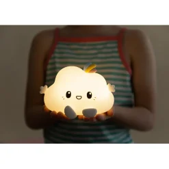 Little L. LED Night Lamp with Remote Control and Multiple Light Settings - Noa Sky