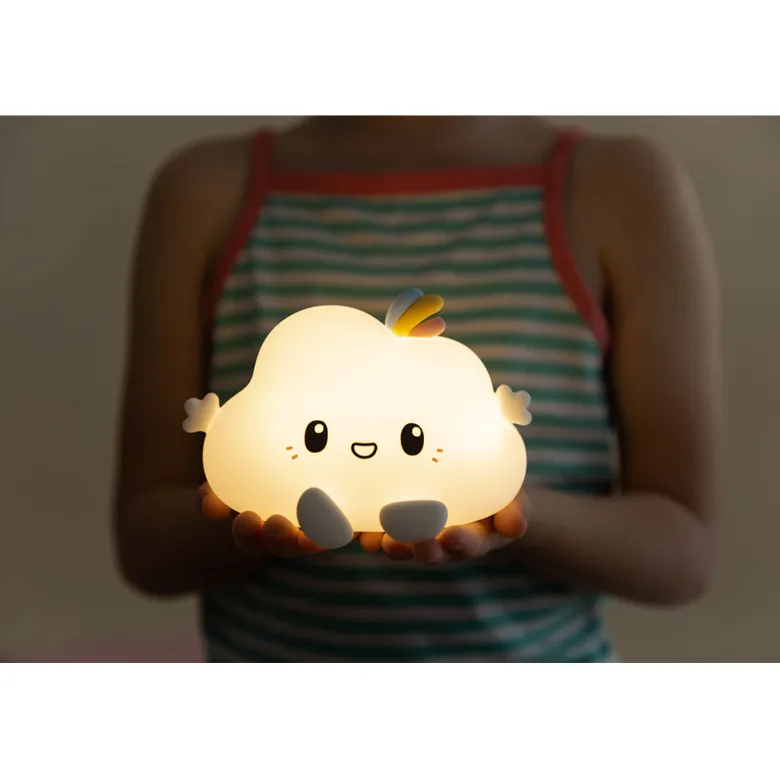 Little L. LED Night Lamp with Remote Control and Multiple Light Settings - Noa Sky
