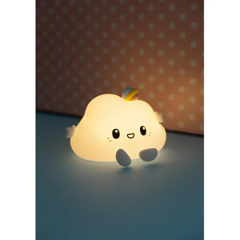 Little L. LED Night Lamp with Remote Control and Multiple Light Settings - Noa Sky