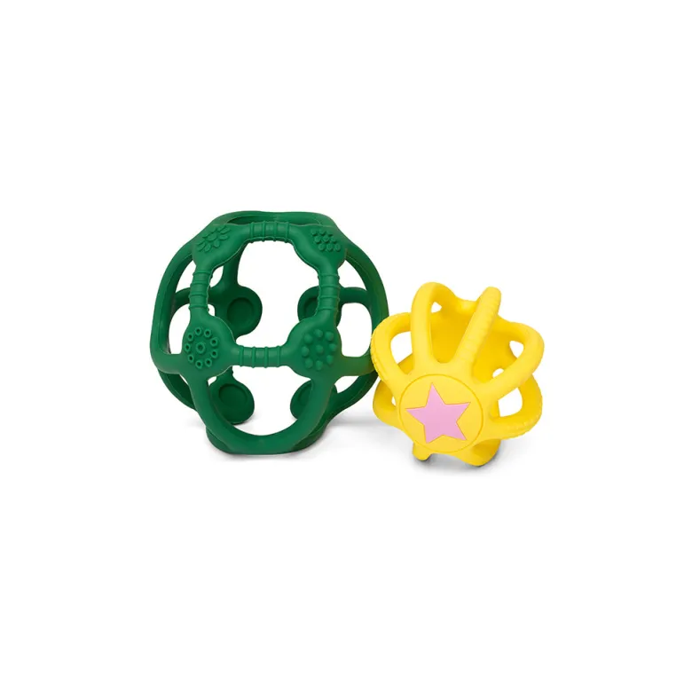 Little L, Sensory Balls, Green and Yellow