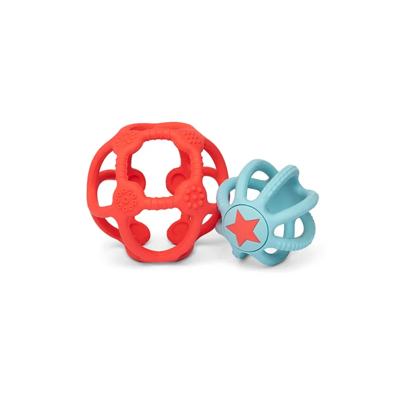 Little L, Sensory Balls, Orange and Blue
