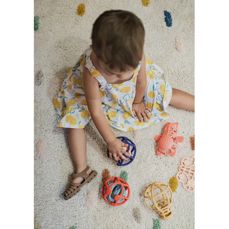 Little L, Sensory Balls, Orange and Blue