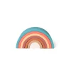 Little L, Silicone Baby Toy, Rainbow - Brown and Greenish Shades