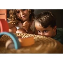 Little L, Silicone Baby Toy, Rainbow - Brown and Greenish Shades