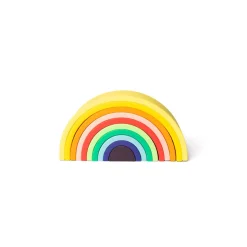 Little L, Silicone Baby Toy, Colorful Rainbow