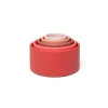 Little L Silicone Baby Toys, Stacking Bowls - Rose Shades