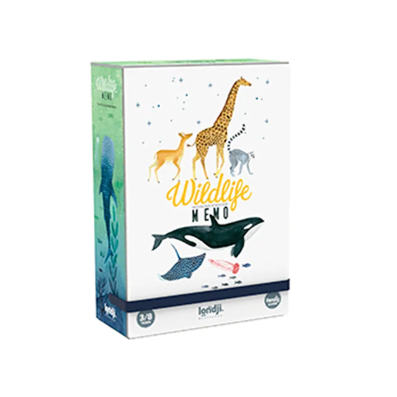 Londji Memory Game, Wildlife - 32 Pieces
