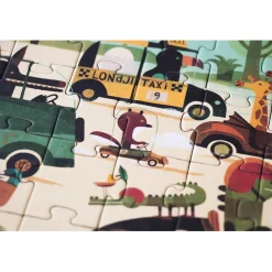 Londji Pocket Puzzle, Vroom Vroom - 50 Pieces
