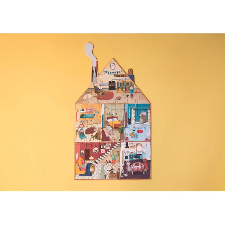 Londji Puzzle, Reversible, Welcome to My Home - 36 Pieces