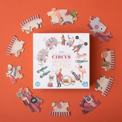 Londji Puzzle, Round, Circus Edition - 36 Pieces