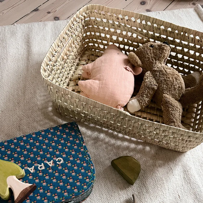 Lubilu Basket Made from Palm Leaves, L38 – 38 x 29 x 19 cm