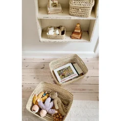 Lubilu Basket Made of Palm Leaves, L48 - 48 x 40 x 20 cm