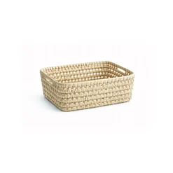 Lubilu Basket of Palm Leaves, L34 - 34 x 25 x 12 cm