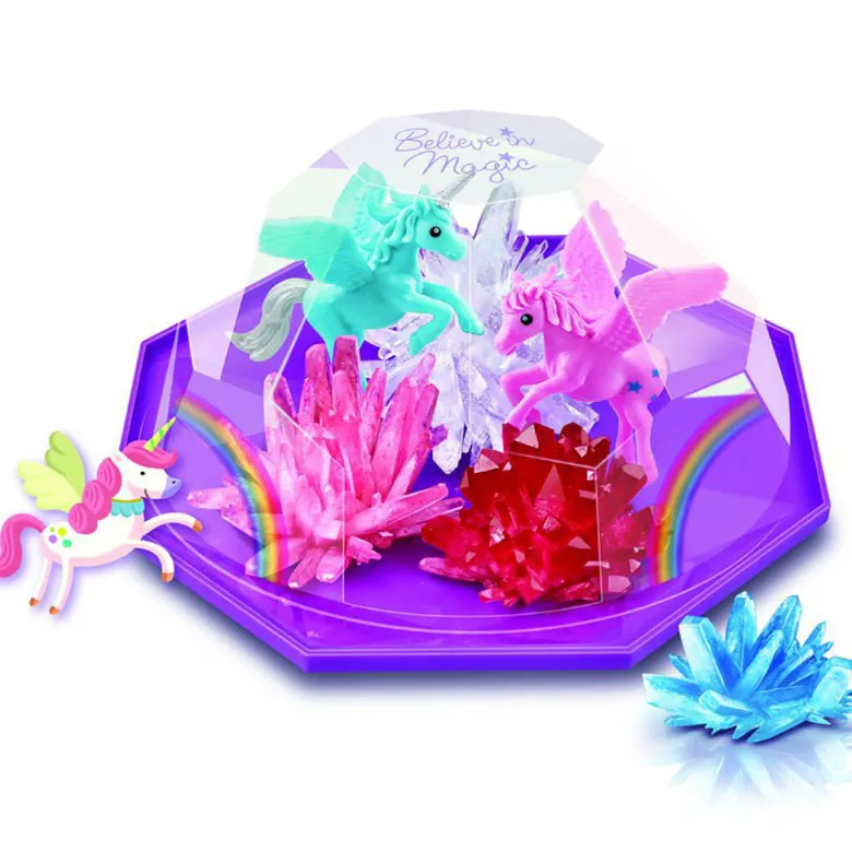 4M Experiment Kit, Crystal Growing, Magical Unicorn Terrarium – For Ages 10 and Up