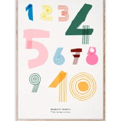 Mado Poster, Alphabet Numbers – 50 x 70 cm