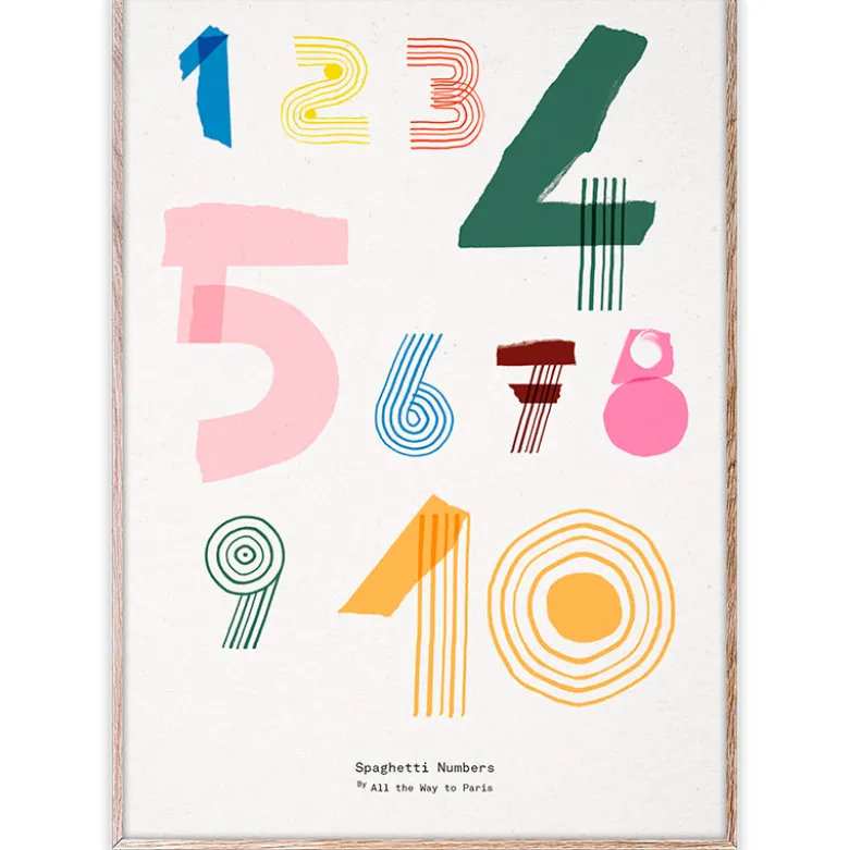 Mado Poster, Alphabet Numbers – 50 x 70 cm