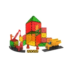 Magna-Tiles Building Plate Set XL, Magnetic Construction Set with 50 Pieces