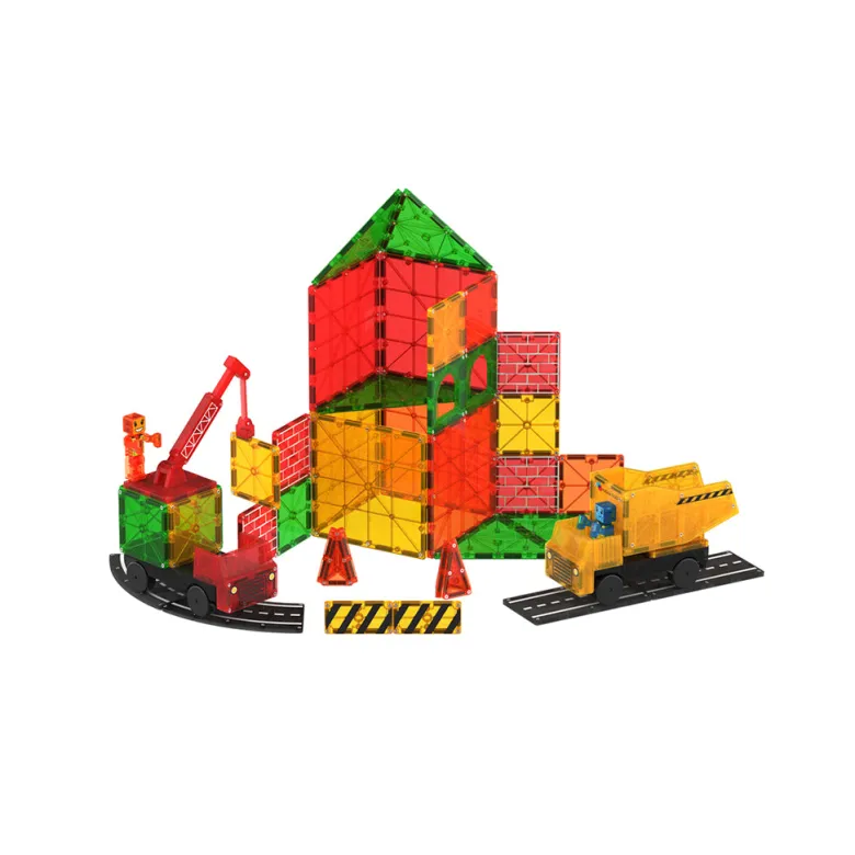Magna-Tiles Building Plate Set XL, Magnetic Construction Set with 50 Pieces