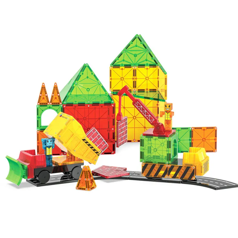 Magna-Tiles Building Plate Set XL, Magnetic Construction Set with 50 Pieces