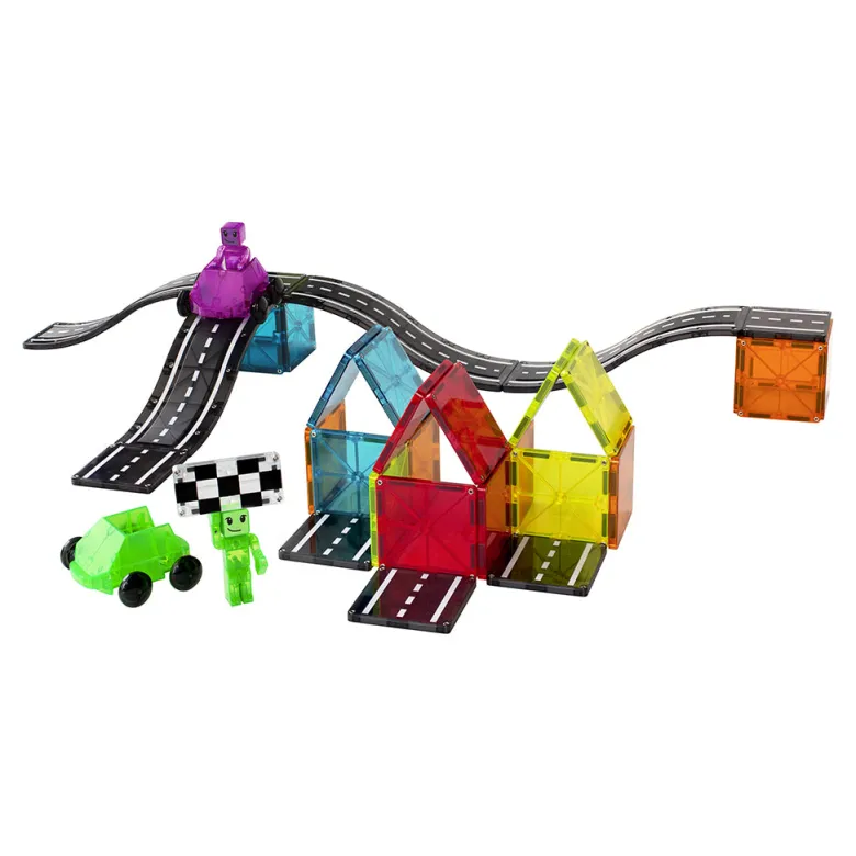 Magna-Tiles Downhill Duo, Magnetic Building Set with 40 Pieces