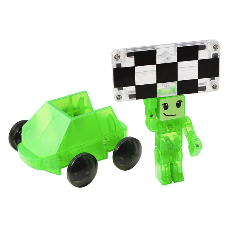 Magna-Tiles Downhill Duo, Magnetic Building Set with 40 Pieces