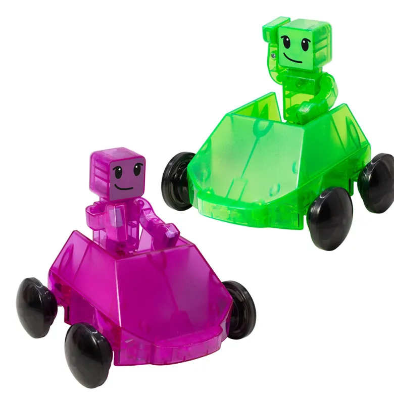 Magna-Tiles Downhill Duo, Magnetic Building Set with 40 Pieces