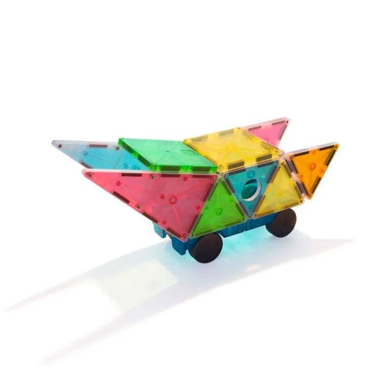 Magna-Tiles Grand Prix Frost, 50 Pieces