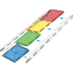 Magna-Tiles Magnetic Building Set, Rail Racer - Pieces