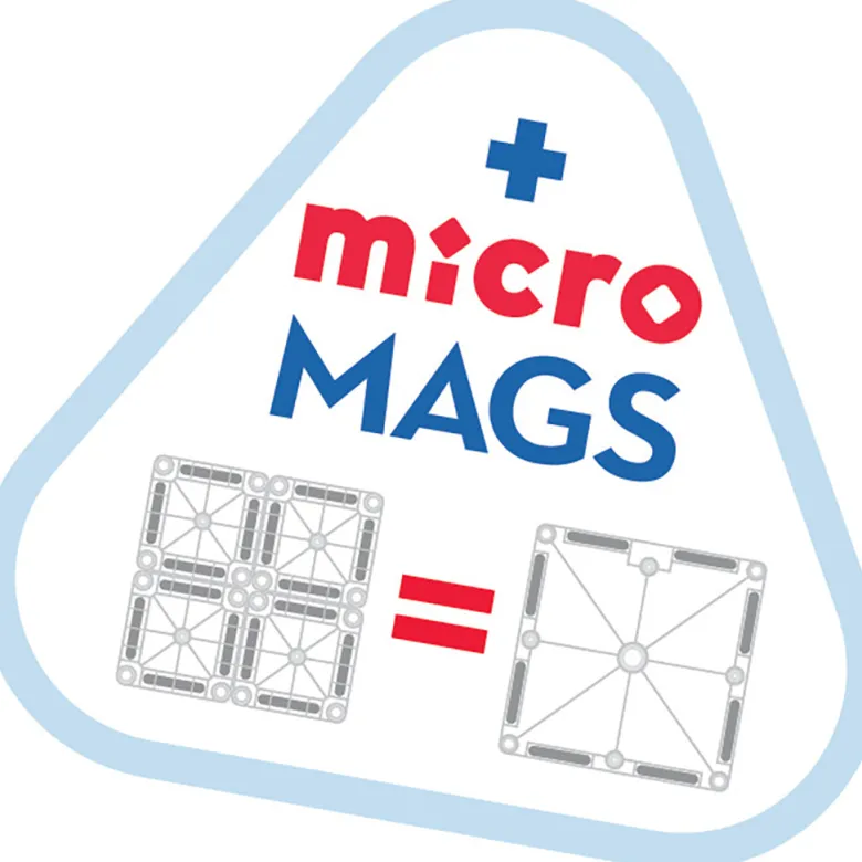 Magna-Tiles Magnetic Building Set, Rail Racer - Pieces