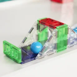 Magna-Tiles Magnetic Building Set, Rail Racer - Pieces