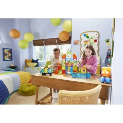 Magna-Tiles Magnetic Building Set, City Center - 110 Pieces