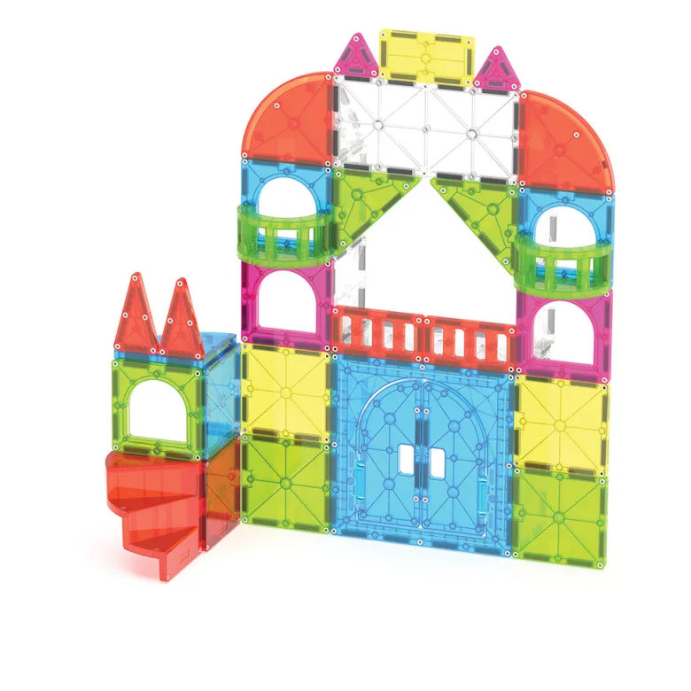 Magna-Tiles Magnetic Building Set, City Center - 110 Pieces