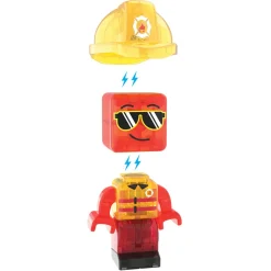 Magna-Tiles Magnetic Building Set, Fire and Rescue Station - 27 Pieces