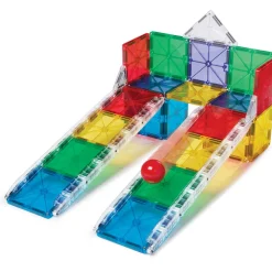 Magna-Tiles Magnetic Building Set, Marble Run - 33 Pieces