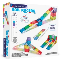 Magna-Tiles Magnetic Building Set, Marble Run - 33 Pieces