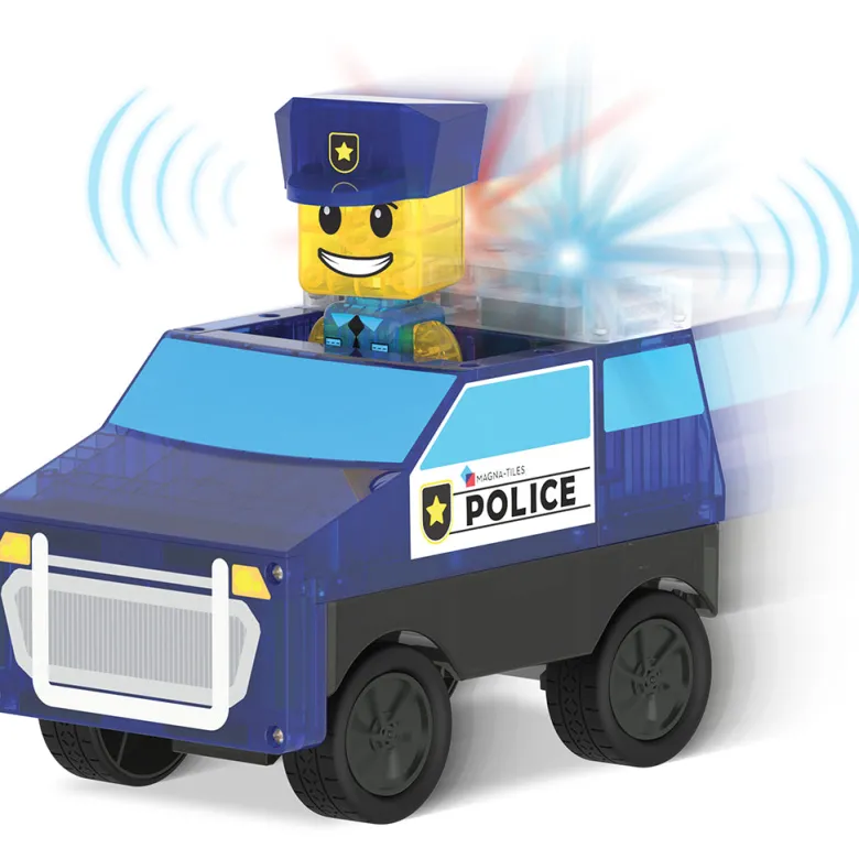 Magna-Tiles Magnetic Building Set, Police Station 36 Pieces