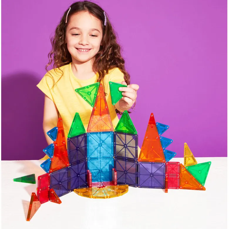 Magna-Tiles MicroMags Combo, Magnetic Building Set with 46 Pieces