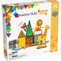 Magna-Tiles Safari Animals, Magnetic Building Set with 25 Pieces