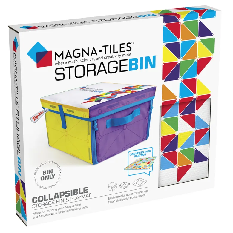 Magna-Tiles Storage Bin and Play Mat in One