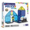 Magna-times Magnetic Building Set, Police Patrol - 20 Pieces