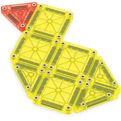 Magna-times Magnetic Building Set, microMAGS Deluxe Travel Set in Box - 55 Pieces