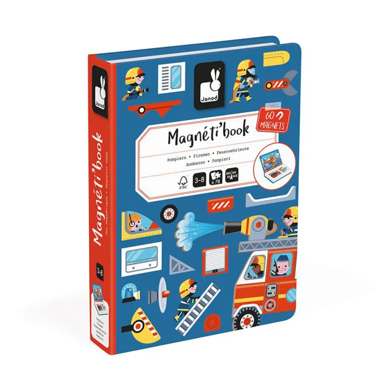 Magnetic Game by Janod, Firefighter