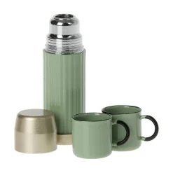 Maileg Doll Accessories, Thermos and Cups - Mint