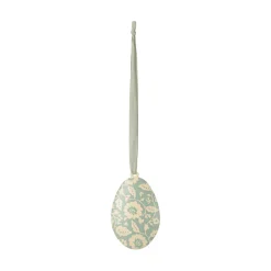Maileg Easter Decoration, Hanging Ornament - Easter Egg with Flowers - Mint